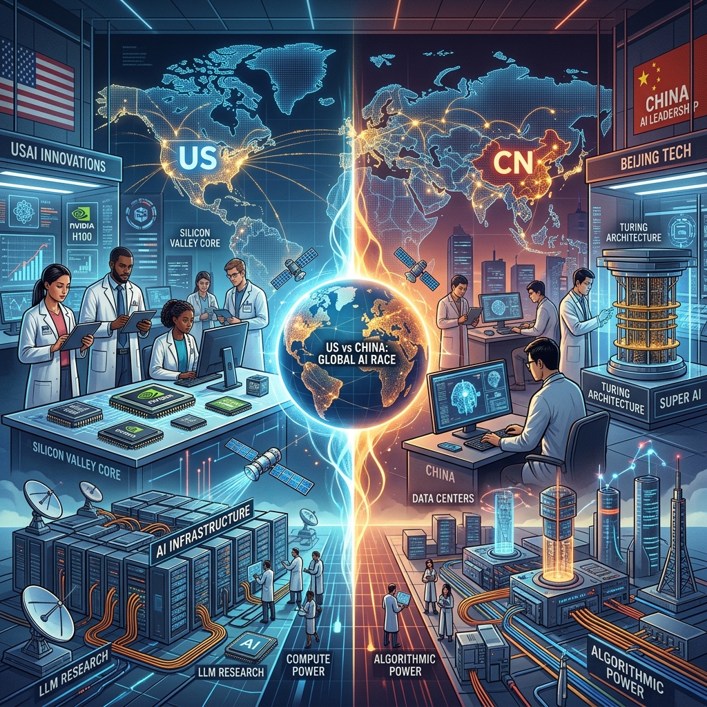 Competencia global entre China y Estados Unidos por el talento en inteligencia artificial